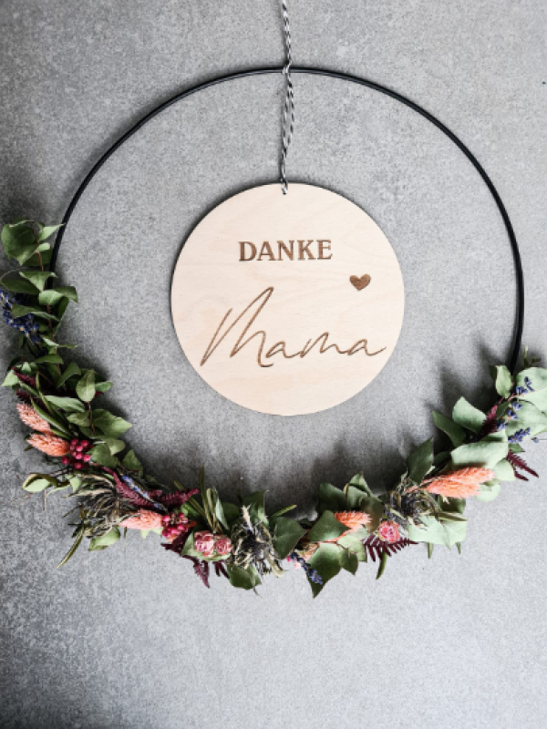 Schild Danke Mama